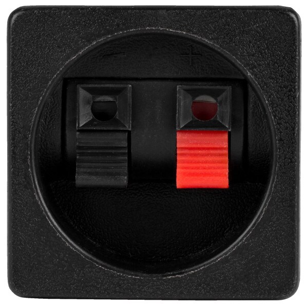 Main product image for Square Pressfit Spring Loaded Speaker Terminal 269-2270
